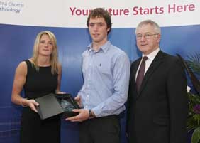 Sports Award to George Kenefick for Sailing. Photo by Neil Danton, News Digital.